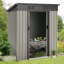 Bodhild 5 ft. W x 3 ft. D Galvanized Steel Pent Garden Shed