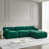 Velours vert sélectionné