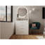 Commode, quatre tiroirs, une tablette, plateau supérieur, blanc