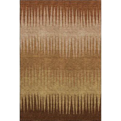 Premium Machine Washable Prisco Paprika Rug
