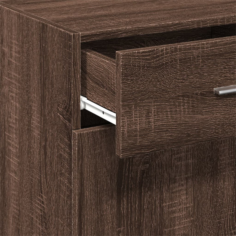 Neelum Sideboard, 93cm H x 45cm W x 41cm D, Concrete Grey