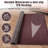 Stripe Brown Marine Carpet, 6x13.1 ft, Boat Carpet Rug, Indoor/Outdoor, TPR Non-Slip, Waterproof, for Patio Deck, Camping, Outdoor.