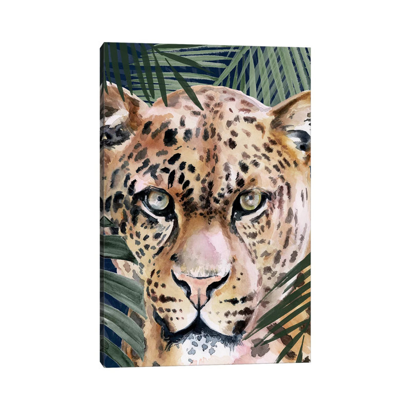 Jungle Cat II by Jennifer Paxton Parker - Wrapped Canvas Gallery-Wrapped Canvas Giclée, 20.32 cm H x 30.48 cm W