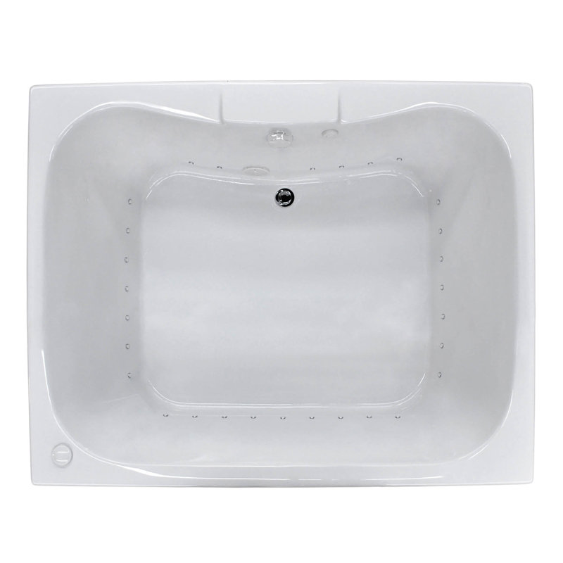 Dominica 58'' x 40.5'' Acrylic Bathtub