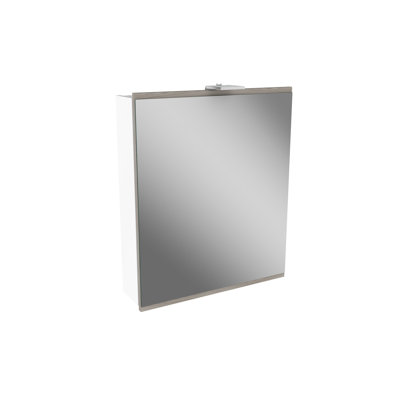 Lima 600mm W 730mm H Surface Frameless Medicine Cabinet Mirror Fixed