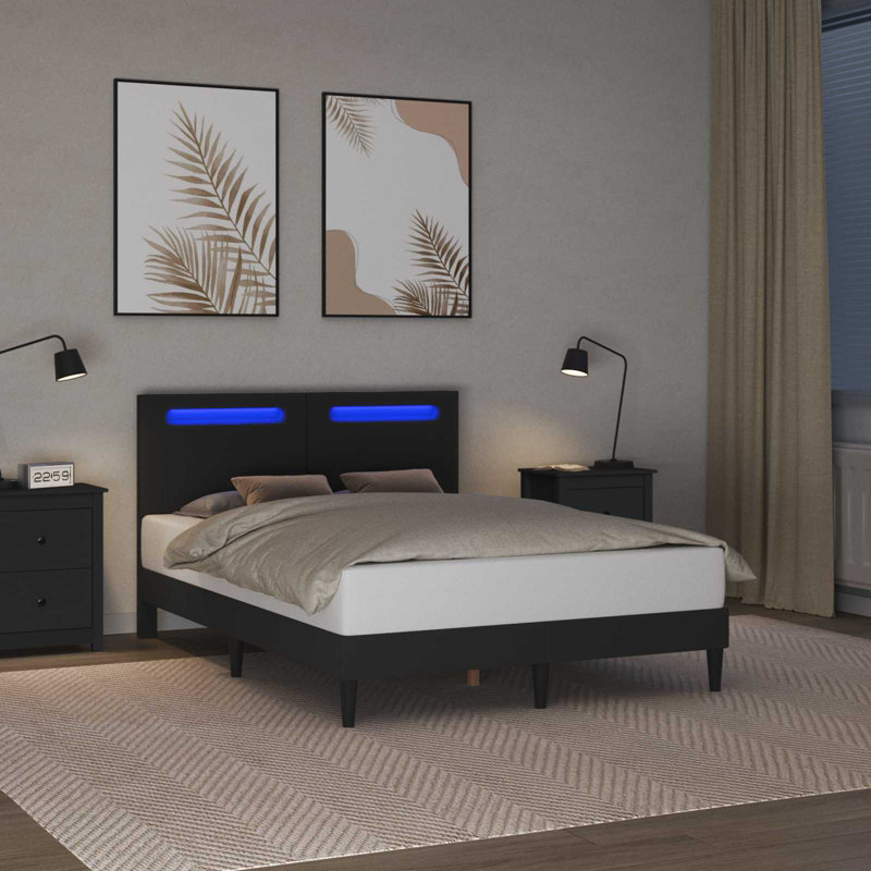 Bed, Double (4'6), Black