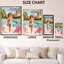 Los Angeles au bord de la piscine - Tableau encadré tendance-1853247174-1853247183