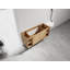 Meuble-lavabo flottant mural 48 po avec porte à fermeture douce et support de rangement ouvert | Idée de cadeau