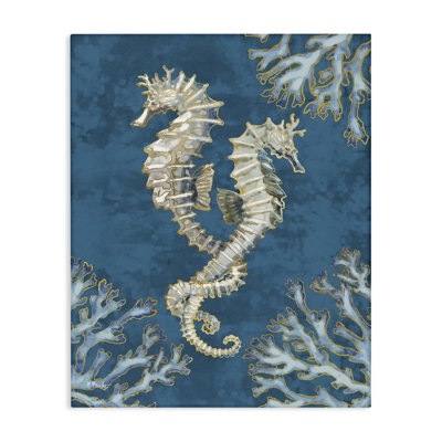" Intertwined Seahorses Playa Sealife " by Paul Brent