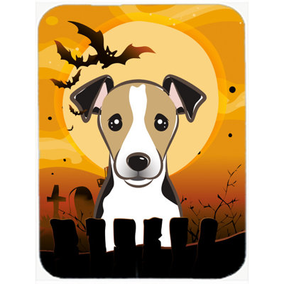 Eila Jack Russell Terrier Glass Cutting Board