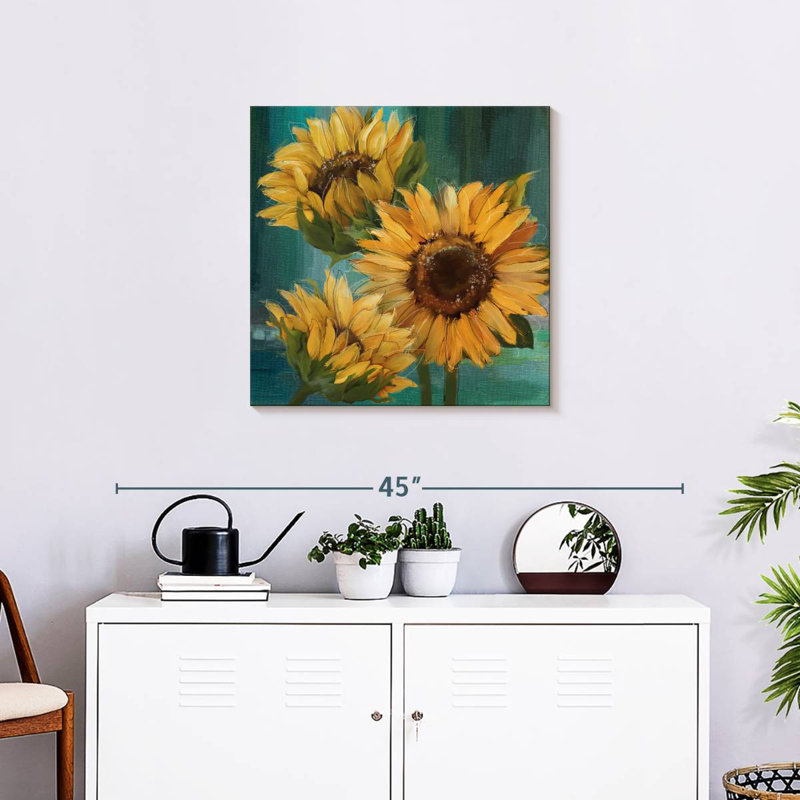 Harnek Summery Sunflower I, 24" H x 24" W