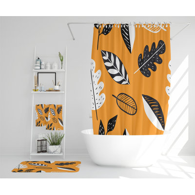 Natayshia Polyester Shower Curtain Set