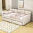 Twin Size 2 Drawers Upholstered Daybed-1673000706