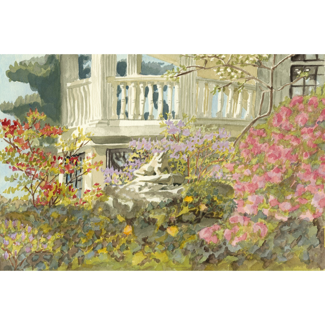 Leinwandbild Aquarelle Garden V von Dianne Miller