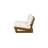 32.5'' W Acacia Wood Armless Lounge Chair-114560338