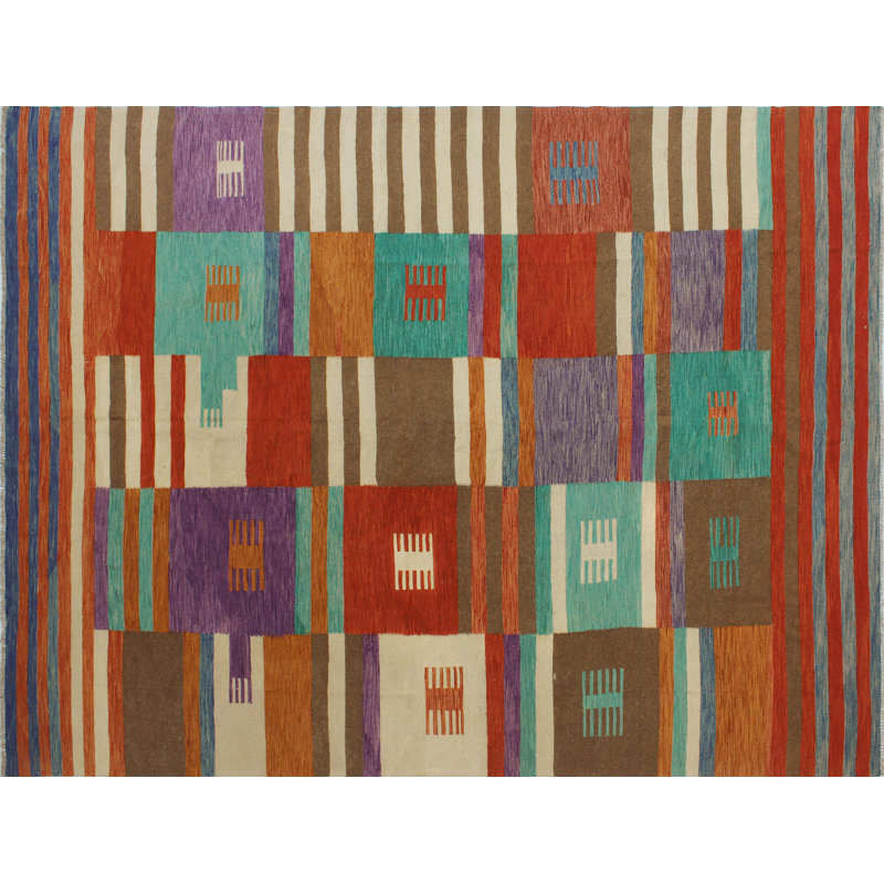 Wool Geometric Indoor Rug