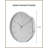 Clemencia Wall Clock