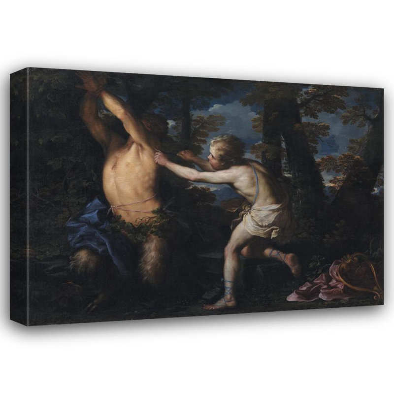 «Apollo Flying Mars» par Girolamo Troppa - Art mural sur toile tendue avec châssis, H 40 po x l 28 po