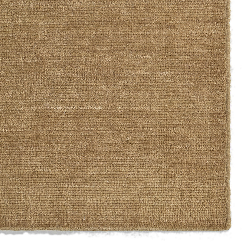 Jamal Hand Woven Wool Area Rug, Beige, Rectangle 72" x 108"