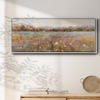Meadow Moonrise - toile encadrée