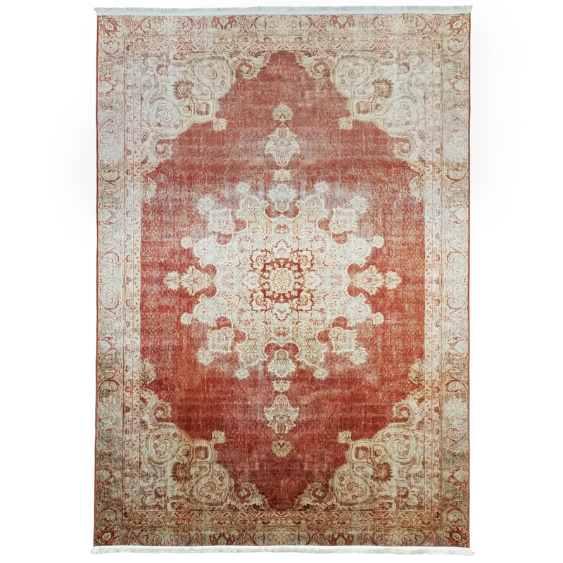 Covin Chenille Oriental Indoor Rug, Rectangle 5'3" x 7'7"