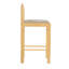 Tabouret de comptoir en bois massif 26,5 po-1929665150