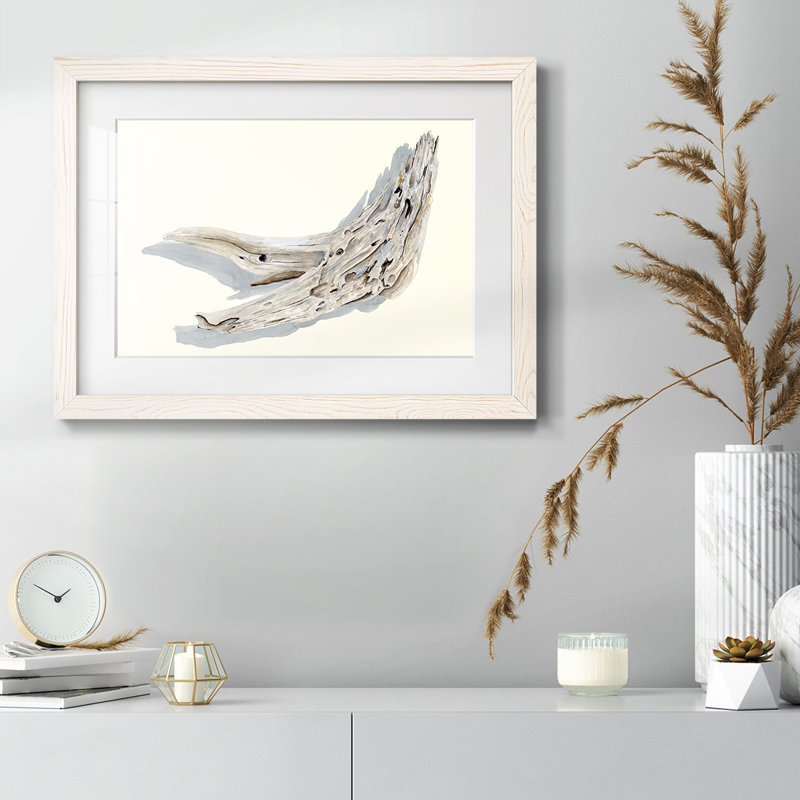 Étude Driftwood III, H 18 po x l 26 po x P 1,5 po, Blanc