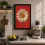 Centered Daisy Study Botanical - Wrapped Canvas-1122256616-1122256626