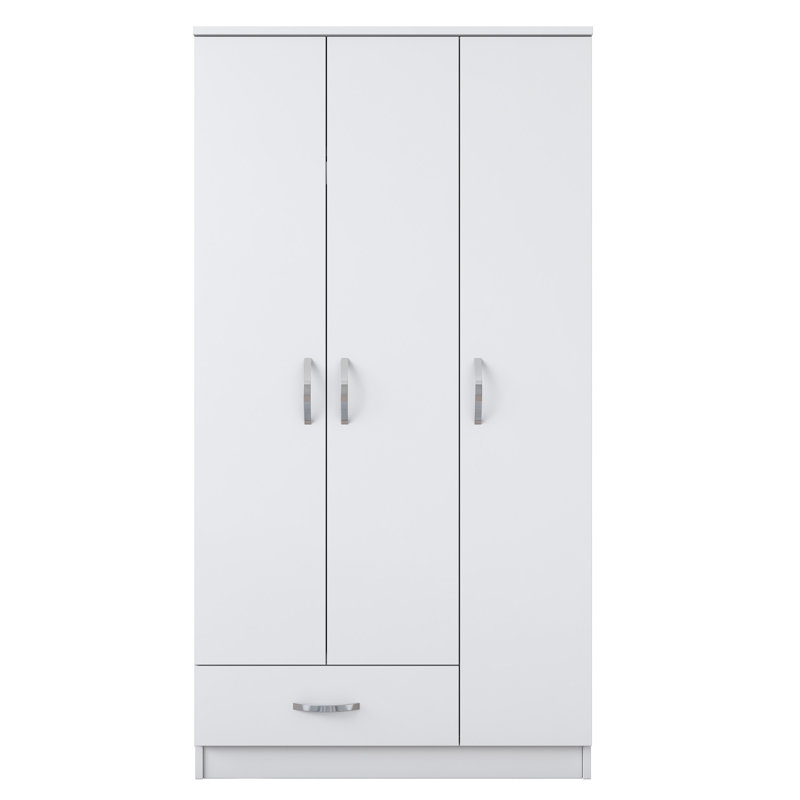 Hovag 3 Door Manufactured Wood Wardrobe