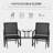 Wantagh 2 Seater Dining Set