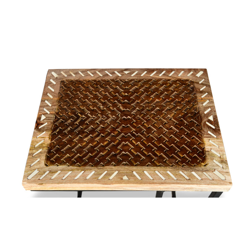 Parris - Sofa Server Table - Light Brown