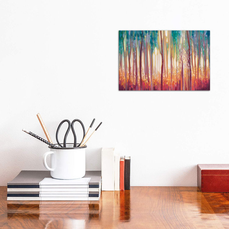 «Mythology» - reproduction d'art, H 26 po x l 40 po x 1,5 po, Toile tendue