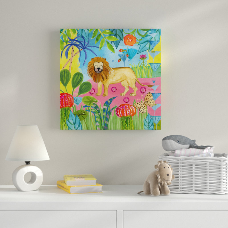 « the big jungle ii », art sur toile, H 14 po x l 14 po x P 2 po