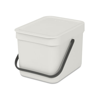 Bac de recyclage en plastique Sort & Go, 1,6 gallon (6 L)
