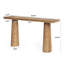 160cm Solid Wood Console Table