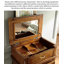 Traditional Freestanding Jewellery Storage Cabinet with Side Compartment