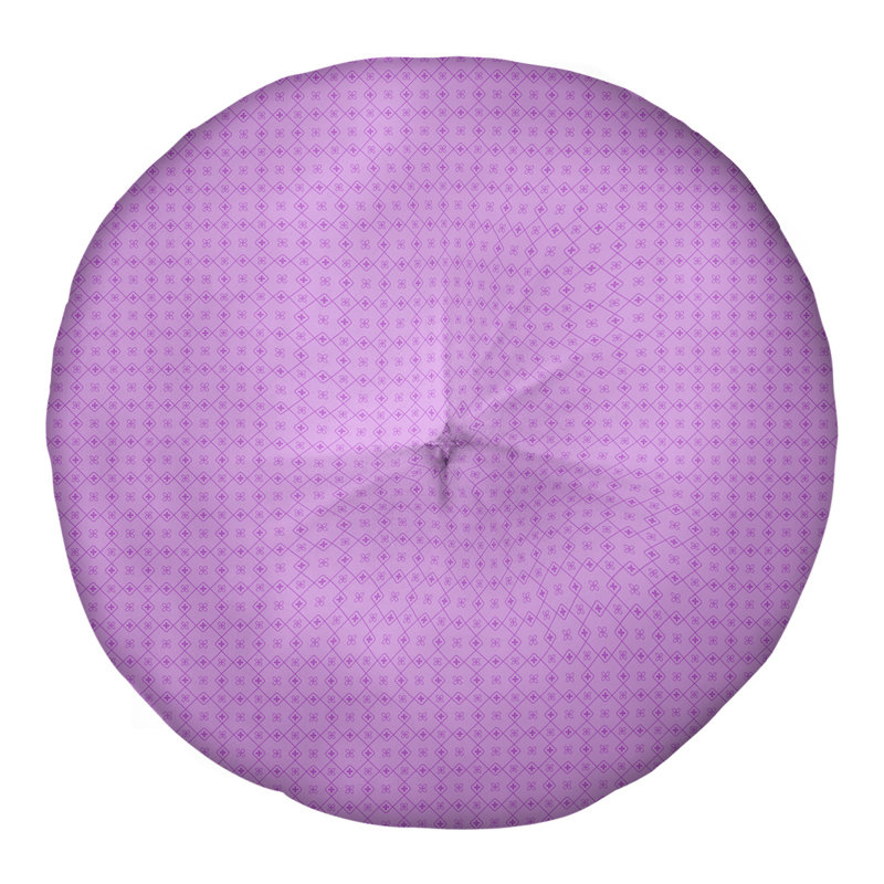 Coussin de sol Katelyn Elizabeth, 30 po x 30 po, Violet