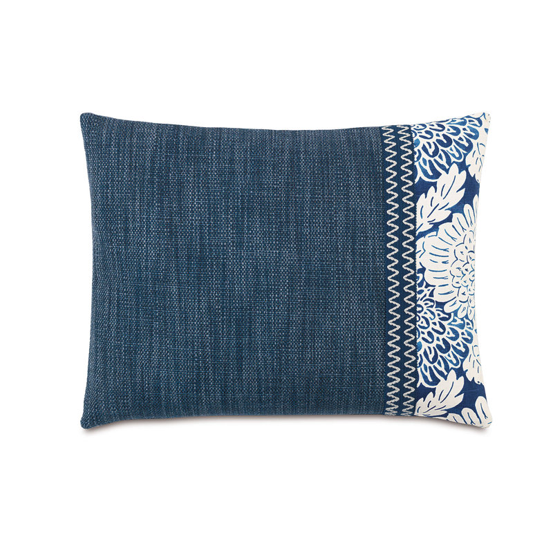 Indira Polyester Blend Zip Sham, Right, Standard