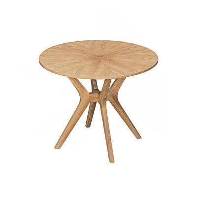 Mid-Century Modern Round Dining Table