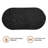  Extra Long Aqua Gel Bath Mat in Black-827895128
