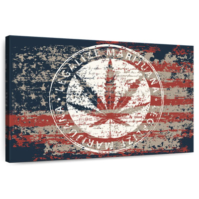 Marijuana American Flag