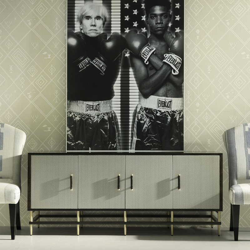 Andrew Martin Casablanca Wallpaper Roll, Stone