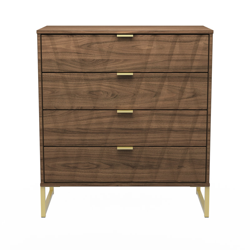 Baturhan 77 cm W Chest of 4 Drawers