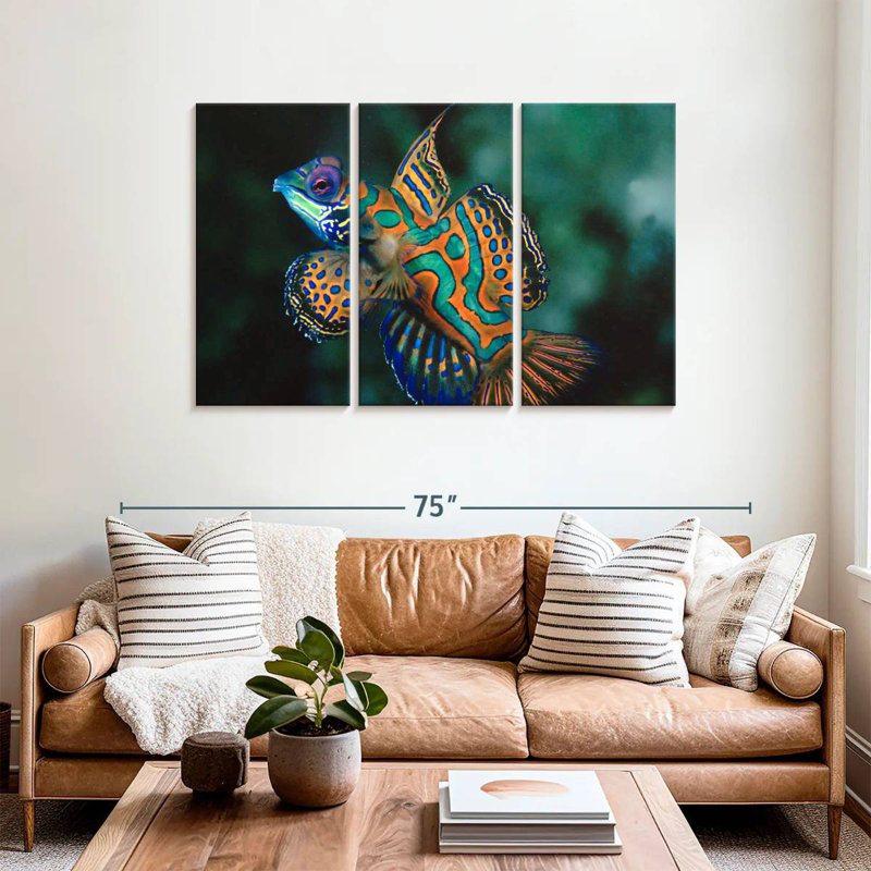 Brampt Mandarin Dragonet, 36" H x 57" W