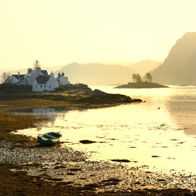 Plockton Sunrise by Alasdairjames - Wrapped Canvas Print