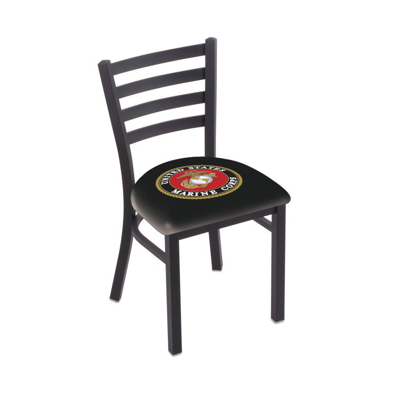 Upholstered Metal Side Chair, U.S. Marines