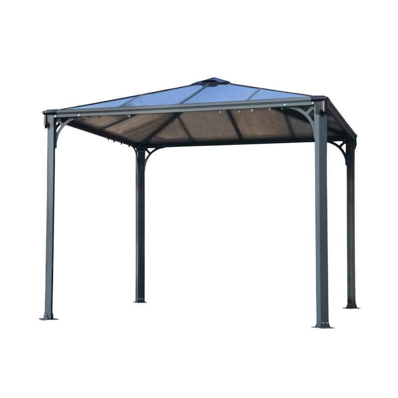 Palermo Aluminium Gazebo, 108.14 cm H x 116.14 cm W x 116.14 cm D