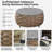 Fully Assembled Altuminum Frame 2 - Person Patio Conversation Sets with Cushions