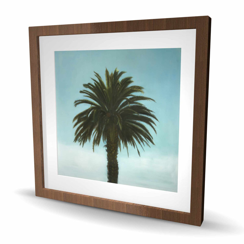 Palmier tropical - décor de chambre à coucher encadré mat