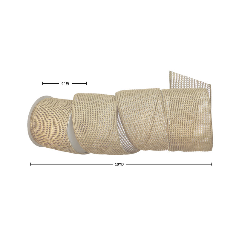 Ruban en maille métallique 4 po X10Y